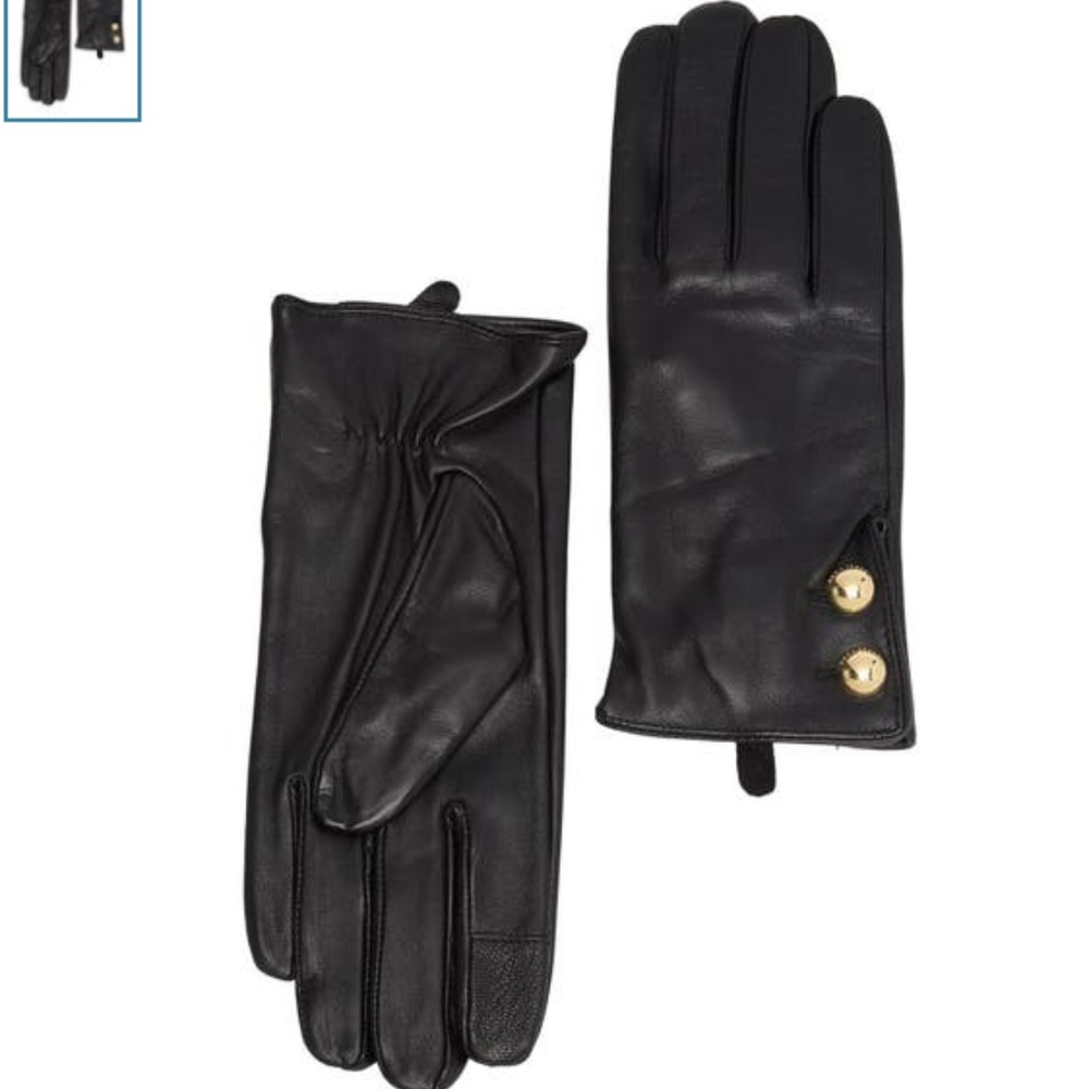 Michael Kors Leather Gloves